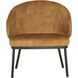 Echo Black / Nono Tapenade Gold Lounge Chair